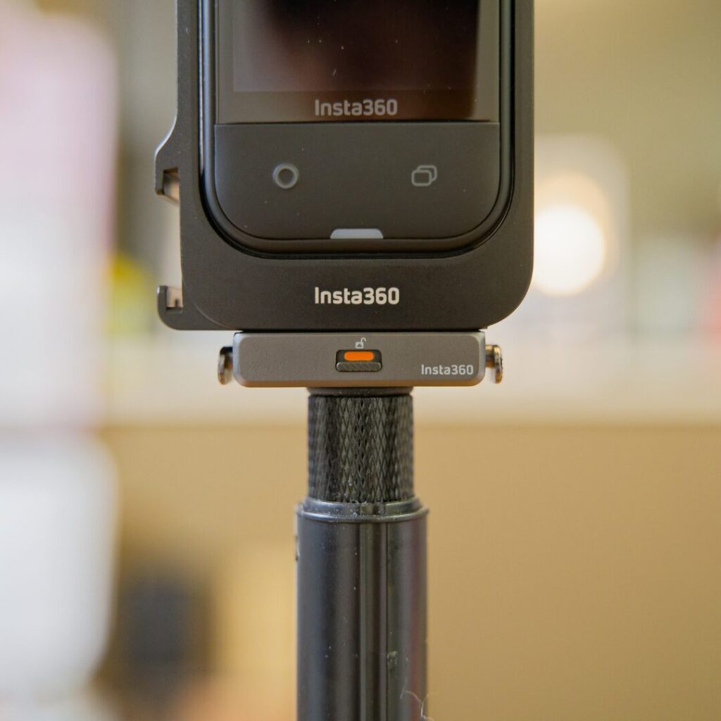 クイックリリースマウント2.0を装着すれば、ワンタッチで簡単に着脱可能！